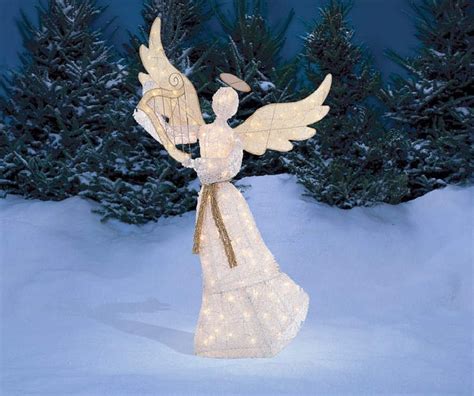 lighted angel outdoor christmas decorations|christmas angel outdoor decorations clearance.